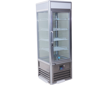 four side glass showcase
