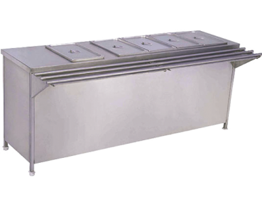hot bain marie with tray slide